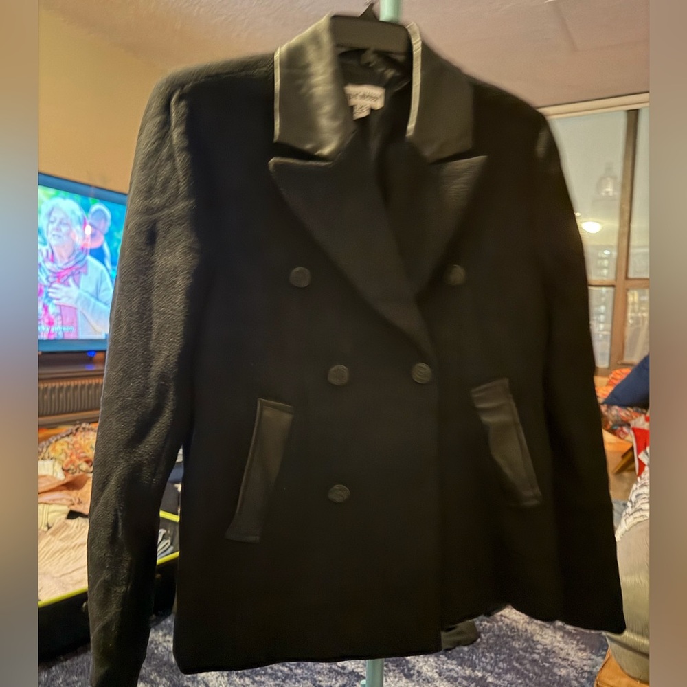 Steve Madden Black Double-Breasted Blazer